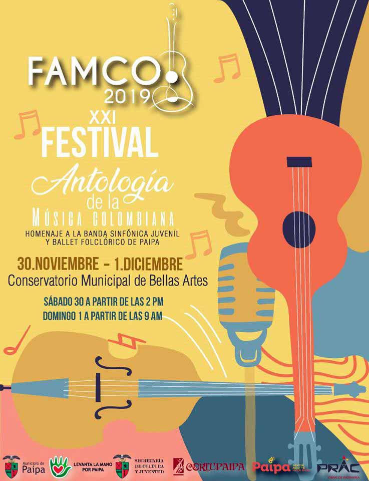 21º Festival Antología de la Música Colombiana. Paipa, 2019