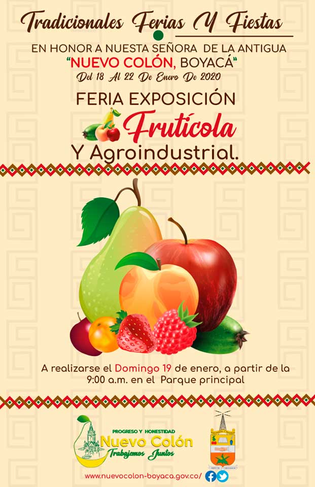 Feria Exposición Frutícola. Nuevo Colón, enero 19 de 2020