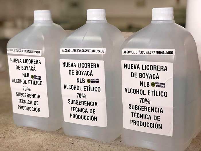 En Tunja, la Nueva Licorera de Boyacá está vendiendo alcohol etílico desnaturalizado