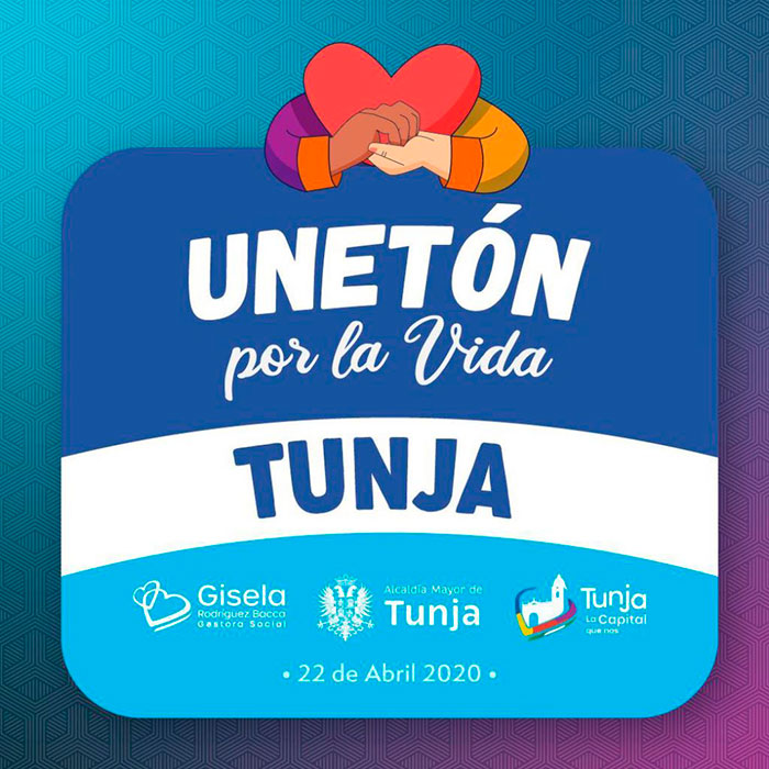 UNEton por la vida, de corazón por las familias tunjanas. Tunja, abril 22 de 2020