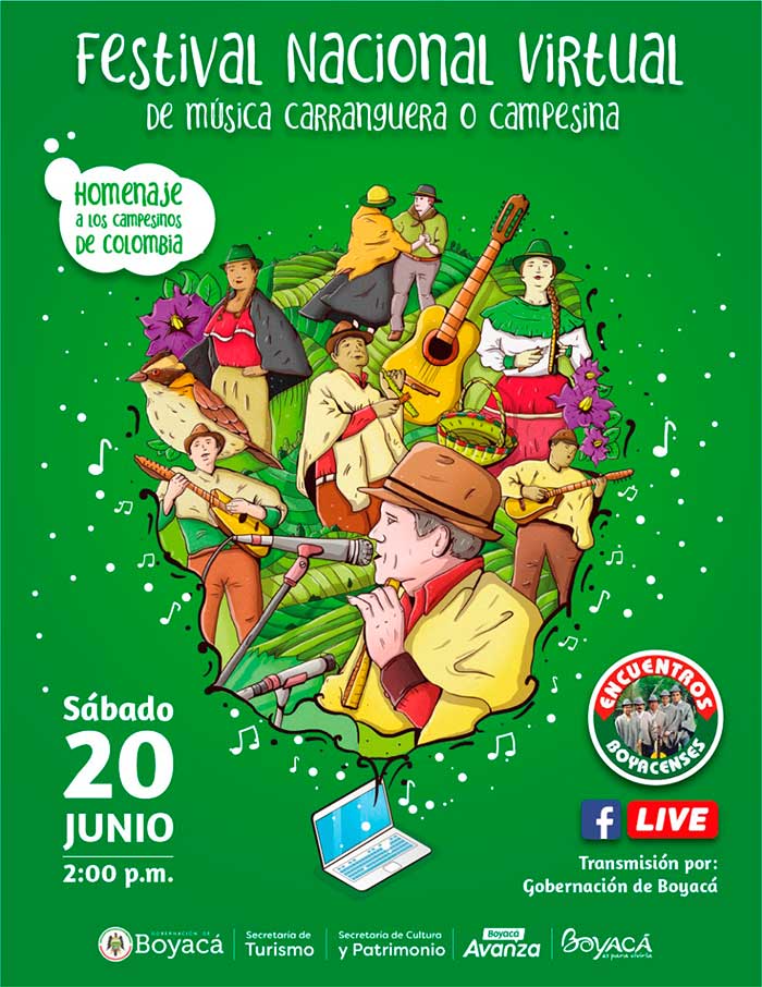 Festival Nacional Virtual de Música Carranguera o Campesina 2020