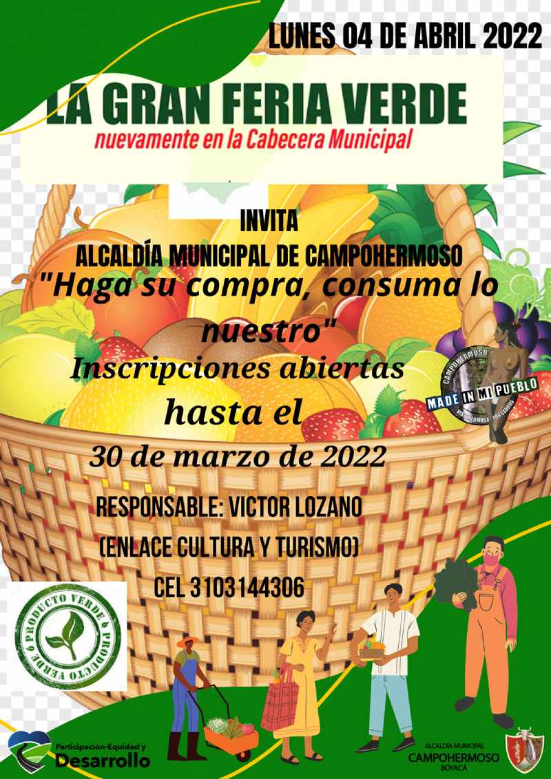  "La Gran Feria Verde". Campohermoso, Boyacá, abril 4 de 2022 