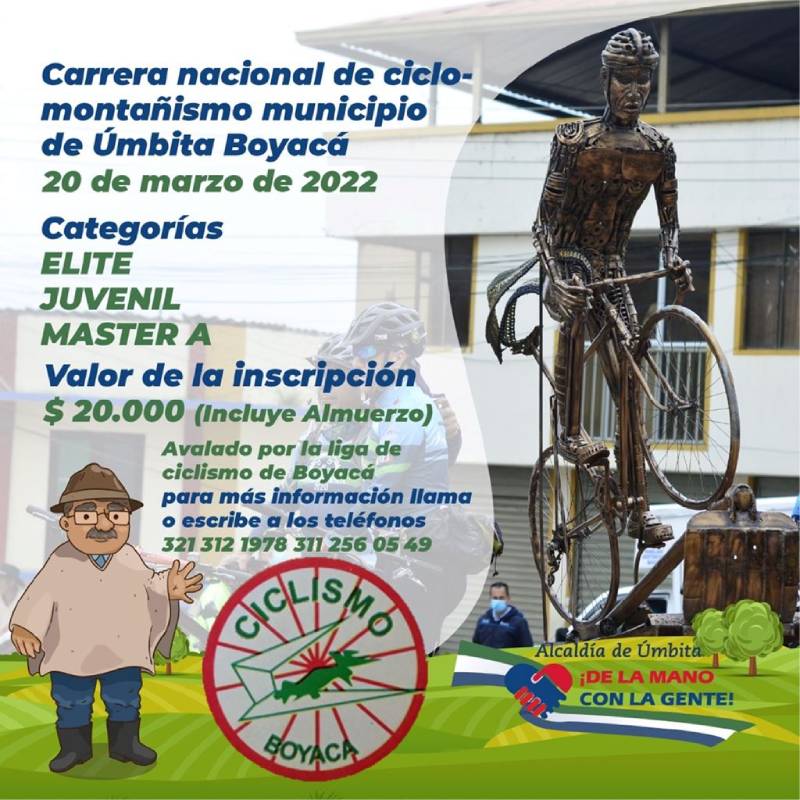 ÚMBITA: http://www.umbita-boyaca.gov.co/noticias/carrera-nacional-de-ciclomontanismo