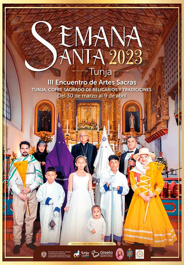 Semana Santa 2023 en Tunja. Tercer Encuentro de Artes Sacras