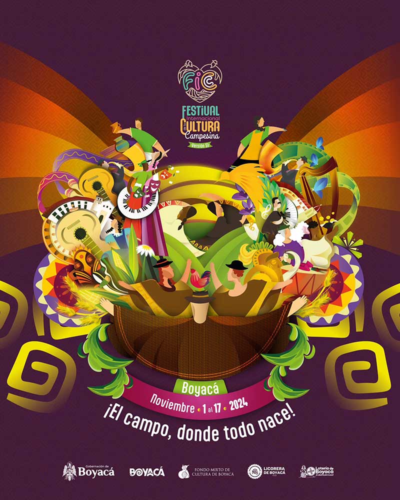 TUNJA Festival Internacional de la Cultura Campesina FIC 2024 Fondo